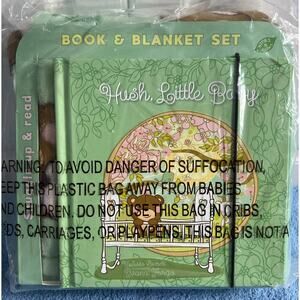 Binks & Books "Hush Little Baby" Book and Blanket Set NIP